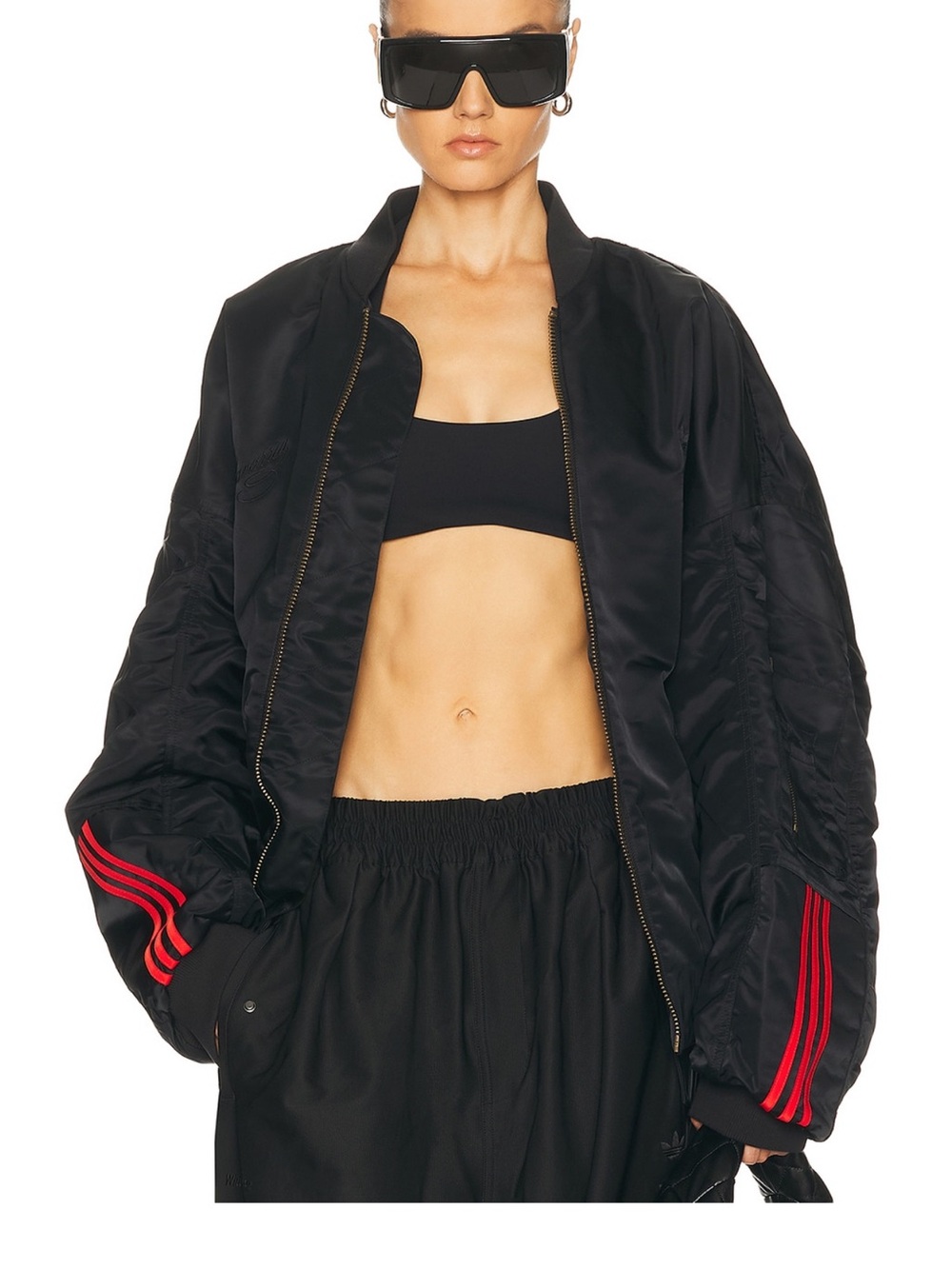 Adidas Originals x Willy Chavarria Satin Bomber Jacket
